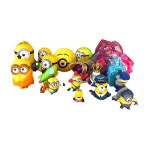 20 Lot Despicable Me Minions Toys Figures McDonald’s Moose King Ornaments